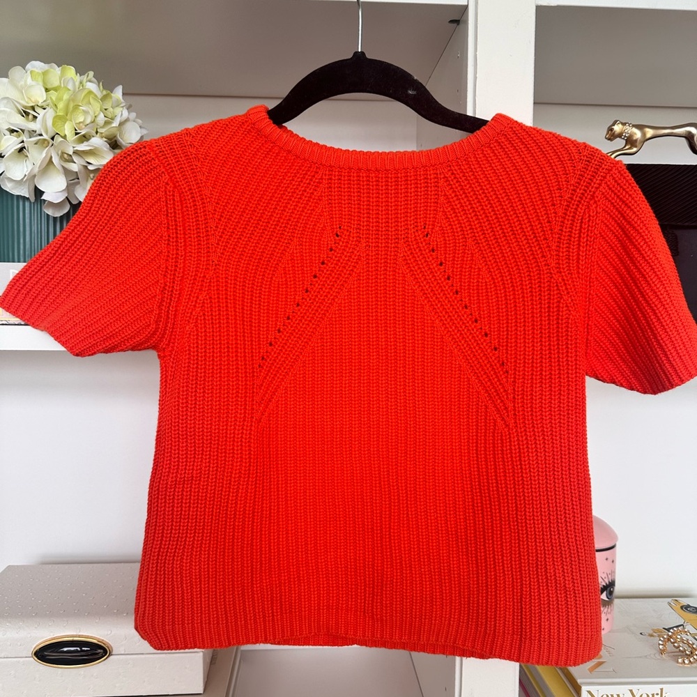 Bright Neon Short Sleeve Sweater